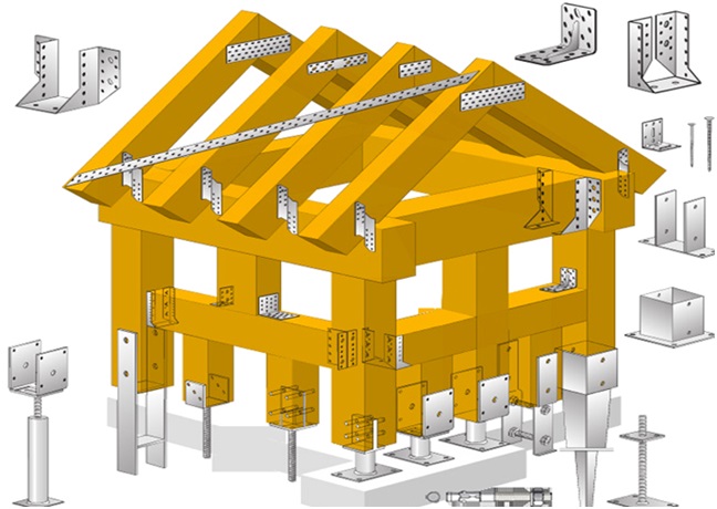 Conector de Placa de Prego para Treliça de Telhado de Madeira e Conector de Estrutura de Madeira 6