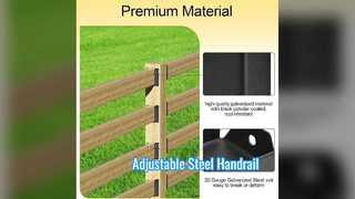 Suportes de corrimão de aço ajustáveis