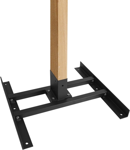 Latest company news about Base para suporte de alvo 2x4 para alvos de tiro de aço Base em forma de T dupla Suporte para poste de base para campo de tiro ao ar livre