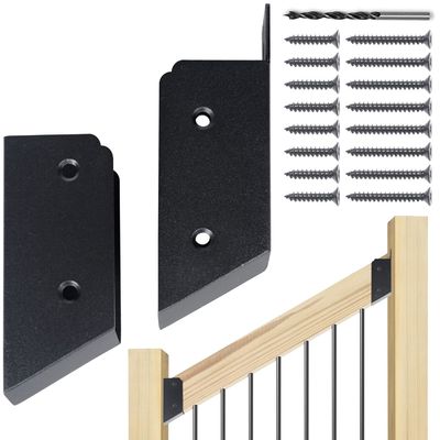 qualidade  Deck Railing Bracket and Deck Baluster Attachments with Up To 200 Lbs Weight Capacity fábrica
