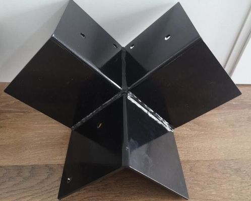 Kits de Suportes para Pérgola 4*4, Base para Poste de Madeira e Cantoneiras Metálicas para Pérgola