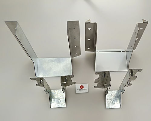 LUS Black Floor Joist Hangers Resistente à corrosão com furos pré-perfurados