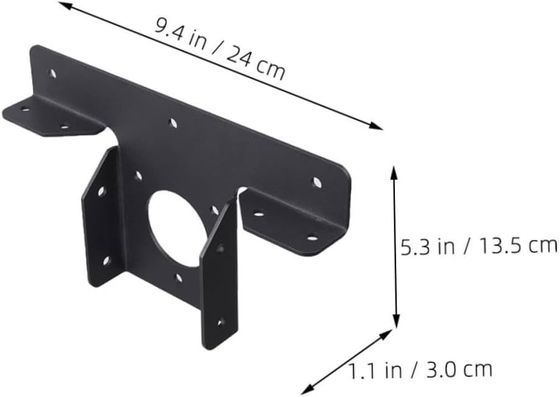 Braquetes de pérgola 4x4-3 Way Right Angle Corner Bracket com Post Base DIY Woodworks Gazebo Brackets Hardware Kit para vigas de madeira