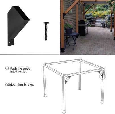 Suportes para Pérgola 6x6 Real 5.6
