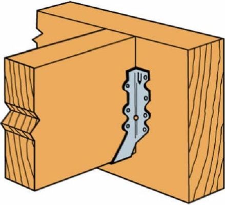 2x6 Joist Hanger, 18 Gauge LU26 Galvanização Face Mount Joist Hangers Madeira Hurricane Ties Rafters Tie