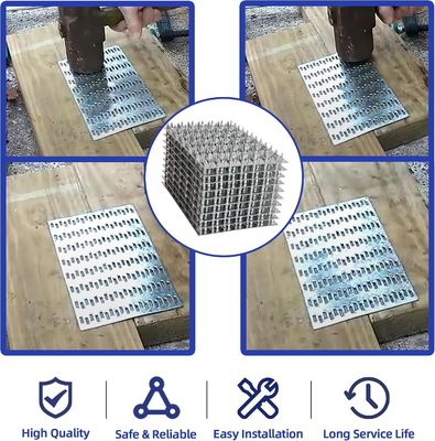 Conector de Placa de Prego para Treliça de Telhado de Madeira e Conector de Estrutura de Madeira