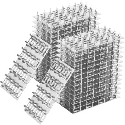 Placas de truss pronged Placas de reparação de correção planas Bracket de gravata