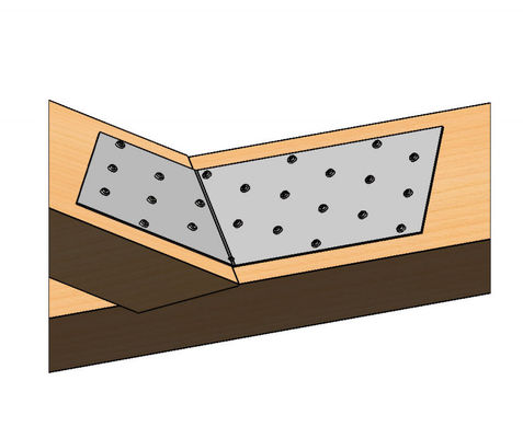 Conector CC200L para fixação de truss de Jack para truss de quadril