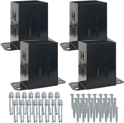 Cerca Post Anchor Decking Post Base para acabamento de suporte de trilhos da varanda para esgrima Trellis & Gates