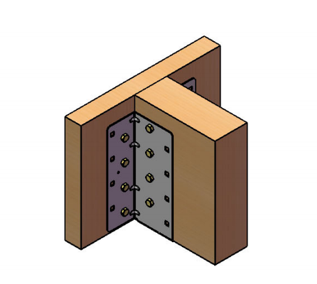 Suporte Dividido SPH220 Pacote com 25 Aço Galvanizado
