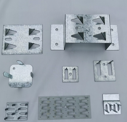 Clipe de Empalamento de Aço Galvanizado com Estampagem Personalizada com Design de Travamento Automático para Aplicações de Fixação de Isolamento